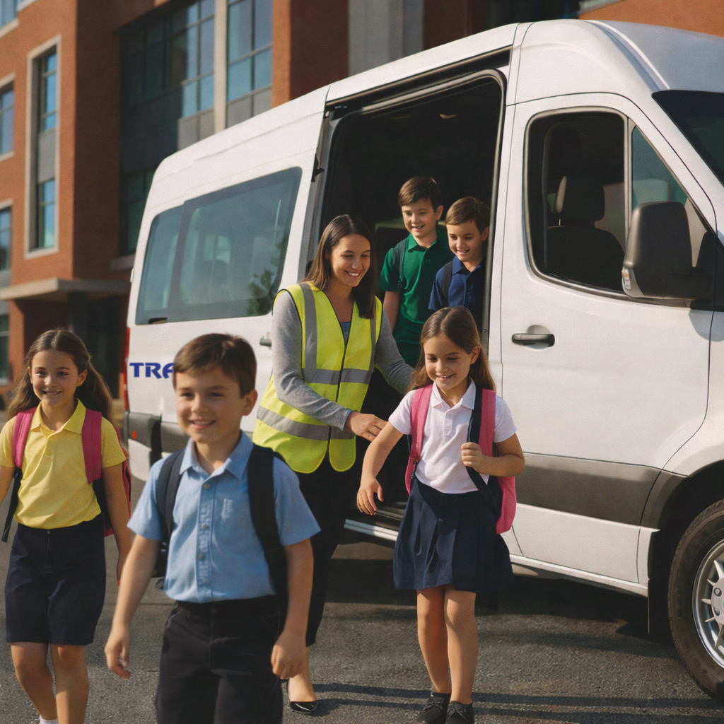 Öğrenci servisten iniş süreci