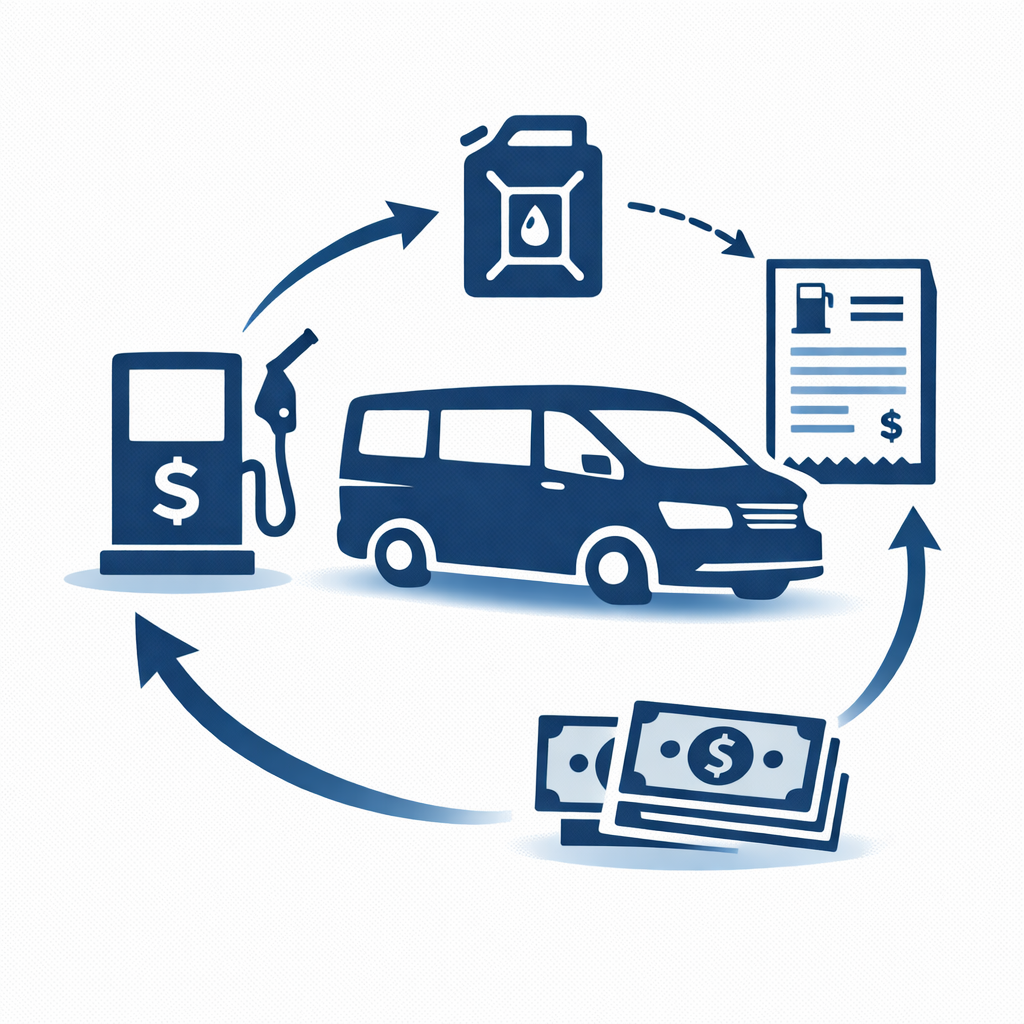 Yakıt ve lastik takip ekranı