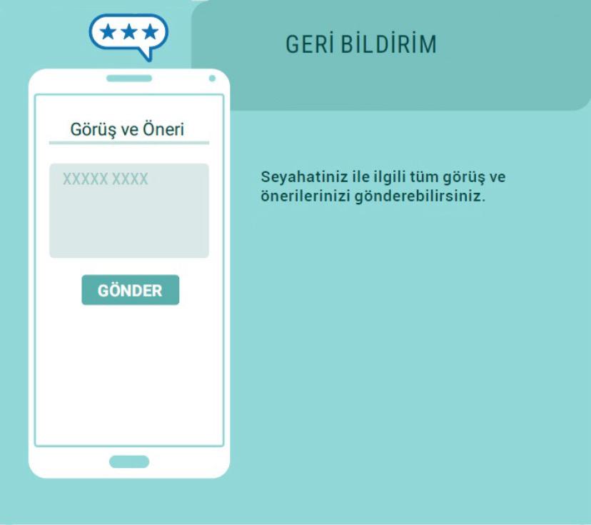 Geri bildirim ekranı